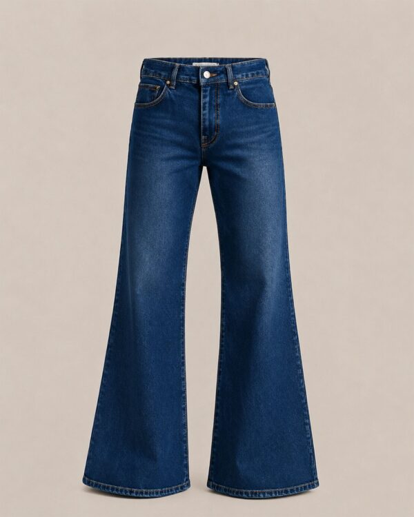 FLARED DENIM JEANS
